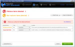 Malwarebytes Anti-Malware 