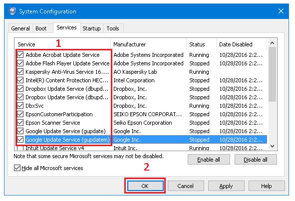 clean boot-system-configuration