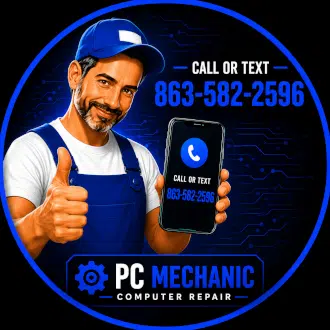 call or text Pcmechanic Computer Repair